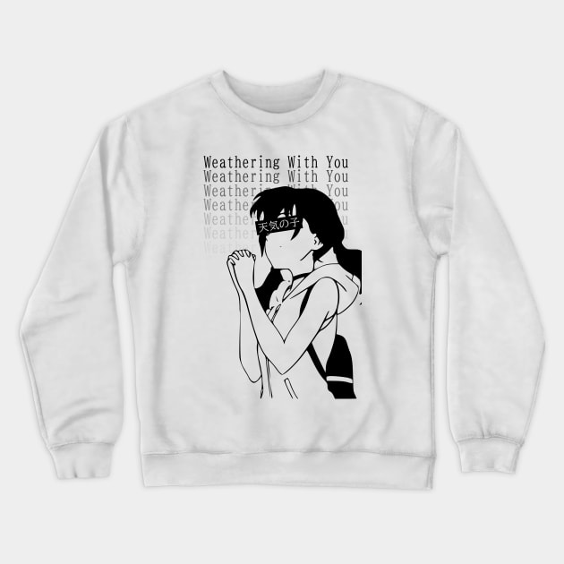 Weathering with You Crewneck Sweatshirt by nagai